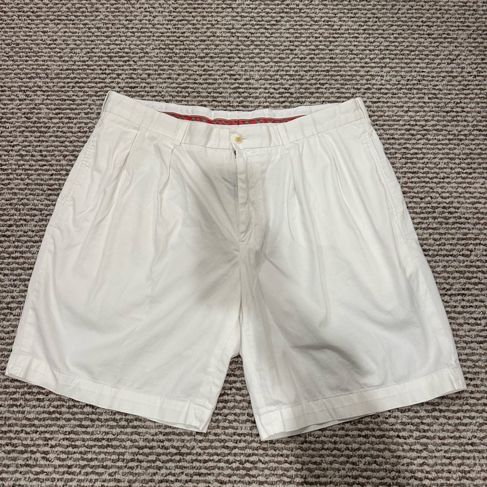 Classic White Men's Shorts